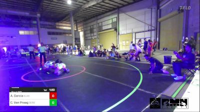 130 lbs Quarterfinal - Arianna Garcia, Gladiators vs Caitlin Van Praag, Derby WC