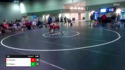 126 lbs Placement Matches (16 Team) - Milo Rowe, STL Red vs Marco Rivera, Land O` Lakes