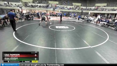 182 lbs Round 3 (4 Team) - Ryan Lexvold, Zumbrota-Mazeppa vs Cole Thompson, Waverly - Shell Rock