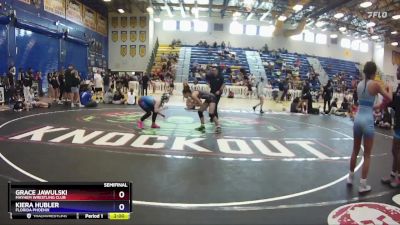 103 lbs Semifinal - Kiera Hubler, Florida Phoenix vs Grace Jawulski, Mayhem Wrestling Club