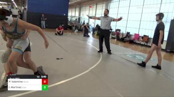 125 lbs Consi Of 4 - Preston Valentine, Flowery Branch Jr. Wrestling vs Ignacio Martinez, Icon