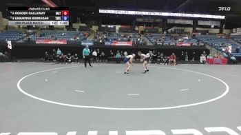 138 lbs 3rd Place Match - 6 Reagen Gallaway, Hastings vs 5 Samantha Barragan, Texas Wesleyan
