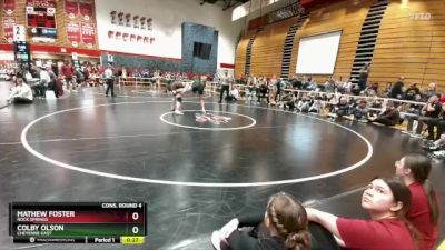 190 lbs Cons. Round 4 - Mathew Foster, Rock Springs vs Colby Olson, Cheyenne East