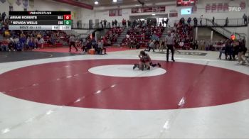 115 lbs Champ. Round 1 - Nevada Wells, Erie vs Ariani Roberts, Bellevue