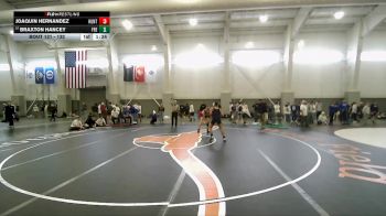 132 lbs Champ. Round 1 - Joaquin Hernandez, Hunter vs Braxton Hancey, Fremont