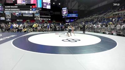 120 lbs Cons. Rd Of 64 - Alden Walker, IN vs Nolan Marshall, OR
