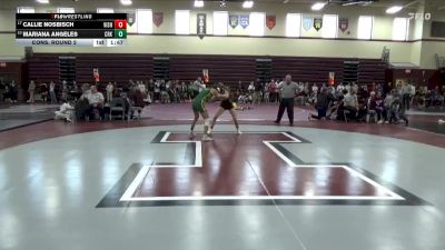 110 lbs Cons. Round 2 - Callie Nosbisch, Vinton-Shellsburg vs Mariana Angeles, Cedar Rapids Kennedy