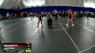 88 lbs Round 3 (6 Team) - Tripp Farrington, CP Wrestling vs Everett Tuitama, FORGE