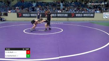 88 lbs Final - Hayes McNeill, Deer Creek WC vs Kayden Rutherford, Jay WC