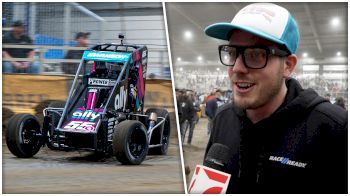 Alex Bowman Uses Thinking Cap To Guide Jake Swanson To Chili Bowl Lock-In