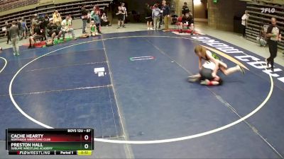 87 lbs Cons. Round 4 - Cache Hearty, Northside Wrestling Club vs Preston Hall, Sublime Wrestling Academy