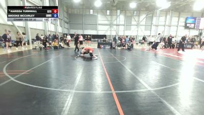 55 kg Champ. Rd Of 32 - Karissa Turnwall, ETC (Emmanuel Training Center) vs Brooke McCurley, Colorado Mesa Wrestling Club