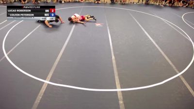 135 lbs Champ. Round 2 - Liam Roberson, Guerrilla Wrestling Club vs Dmytro Sharaburiak, MWC