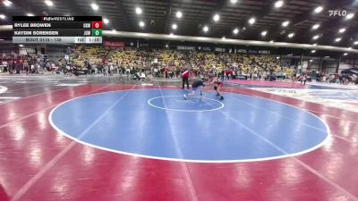138 lbs Champ. Round 2 - Kaydin Sorensen, Jefferson Cavaliers Wrestling vs Rylee Browen, Camel Kids Wrestling