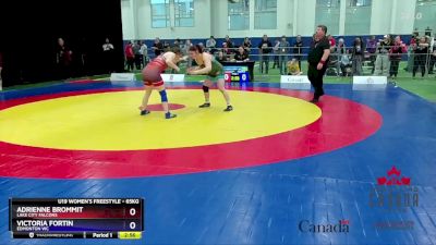 65kg Quarterfinal - Adrienne Brommit, Lake City Falcons vs Victoria Fortin, Edmonton WC