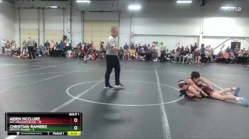 105 lbs Round 1 (4 Team) - Aiden McClure, Mat Assassins Black vs Christian Ramierz, Bitetto Trained