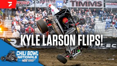 Kyle Larson Upside Down In Wild Double Flip At The Chili Bowl