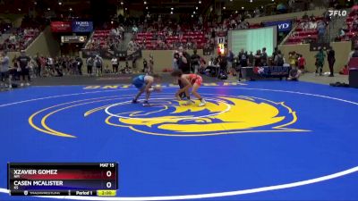 102 lbs Quarterfinal - Xzavier Gomez, NM vs Casen McAlister, KS