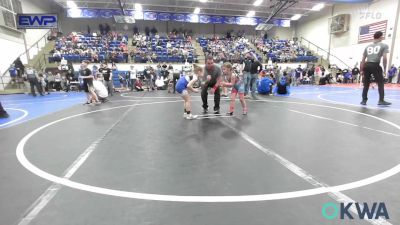 60 lbs Rr Rnd 3 - Dakota Houck, Norman Grappling Club vs McKenna Johnson, Checotah Matcats