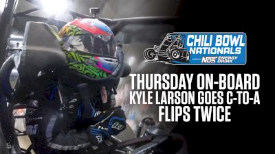 On-Board: Every Lap With Kyle Larson During Crazy Thursday Chili Bowl Prelim