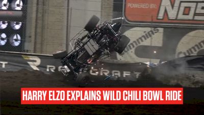 Harry Elzo Explains Scary Crash At Chili Bowl Nationals