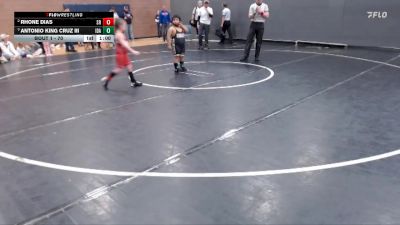 70 lbs Round 1 - Rhone Dias, Shootbox Rigby vs Antonio King Cruz Iii, Idaho
