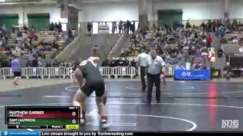 A 195 lbs Cons. Round 1 - Sam Hammon, Fairview vs Matthew Garber, Eagleville