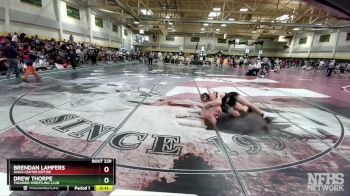 195 lbs Cons. Round 2 - Drew Thorpe, Thunder Wrestling Club vs Brendan Lamfers, SIoux Center Riptide