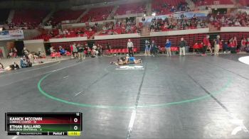 120 lbs Placement (4 Team) - Kanick Mccown, Lubbock Cooper vs Ethan Ballard, Burleson Centennial