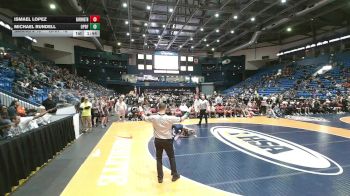 113 lbs Quarterfinals (8 Team) - Ismael Lopez, Barrington vs Michael Rundell, Oak Park (O.P.-River Forest)