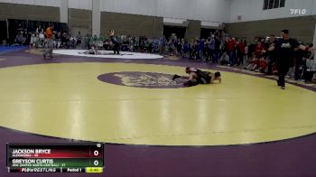 115 lbs Placement (4 Team) - Greyson Curtis, UNC (United North Central) vs Jackson Bryce, Alexandria