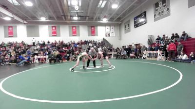 160 lbs Consolation - Jack Hebert, Keene vs Kaelem Wagner, Bishop Guertin