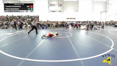 86 lbs Cons. Round 2 - Mick Bogardus, Fulton Wrestling vs Oliver Woodhead, Portville Youth Wrestling Club