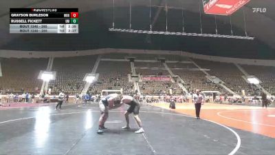285 lbs Cons. Round 4 - Russell Fickett, University Of Central Florida vs Grayson Burleson, Montreat College