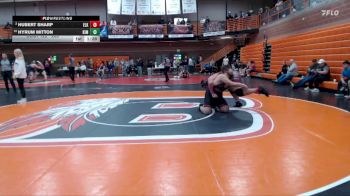 285 lbs Quarterfinal - Hyrum Mitton, Kimberly vs Hubert Sharp, Elko