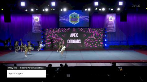 Apex Cougars [2022 Mitey Mite Sideline Performance Cheer] 2022 Pop Warner National Cheer & Dance Championship