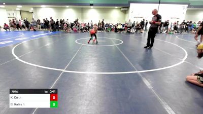 70 lbs Consi Of 8 #1 - Koa Cu, CA vs Garrett Raley, FL