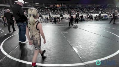 40 lbs Consi Of 4 - Ezlynn Bentley, Brushy Wrestling Club vs Presley Edge, Piedmont