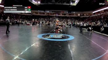 4A 127 lbs Champ. Round 1 - Ian Vigil, Aztec vs Flores Mark, Silver