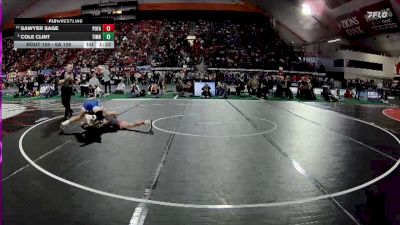 6A 126 lbs Quarterfinal - Cole Clint, Timberline vs Sawyer Sage, Post Falls