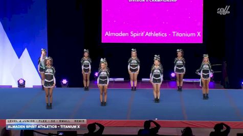 Almaden Spirit Athletics - Titanium X [2026 L4 Junior - Flex - D2 - Small Semis] 2026 The D2 Summit