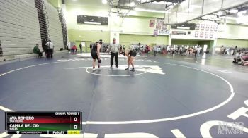 170 lbs Champ. Round 1 - Ava Romero, SAN PEDRO vs Camila Del Cid, MACES