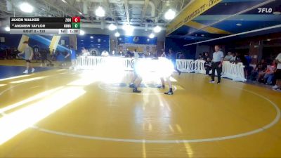 132 lbs Champ. Round 1 - Jaxon Walker, Jensen Beach High School vs Andrew Taylor, George Jenkins Eagles Wrestling Club