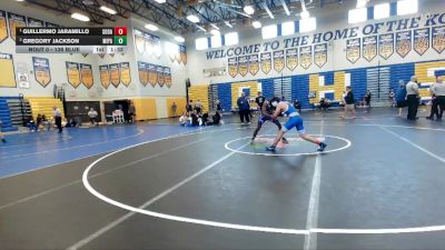 138 Blue 1st Place Match - Guillermo Jaramillo, South Dade vs Gregory Jackson, Miami Palmetto