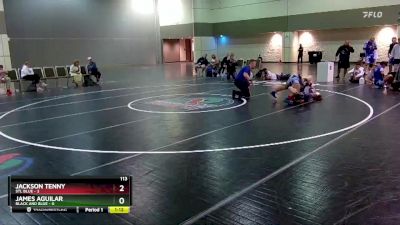 113 lbs Placement Matches (16 Team) - James Aguilar, Black And Blue vs Jackson Tenny, STL Blue