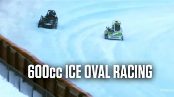 Micro Racing? 👀 600cc Snowmobiles On An Ice Oval