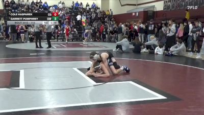 113 lbs Quarterfinal - Garrett Pumphrey, Eddyville-Blakesburg-Fremont vs Cole Kasparek, Clear Creek-Amana