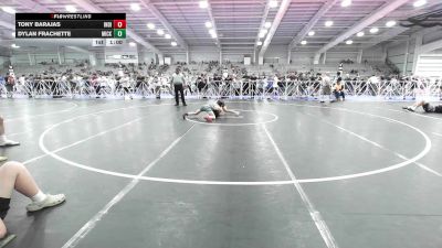 100 lbs Rr Rnd 3 - Tony Barajas, Indiana Outlaws Silver vs Dylan Frachette, Micky's Maniacs White