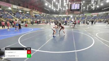 137 lbs Quarterfinal - Carson Lucius, Scottsbluff WC vs Colton Carpenter, Gladiator Wr Ac