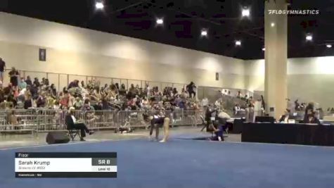 Sarah Krump - Floor, Browns LV #812 - 2021 USA Gymnastics Development Program National Championships